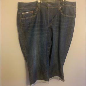 Dark Blue jean capris sz 18